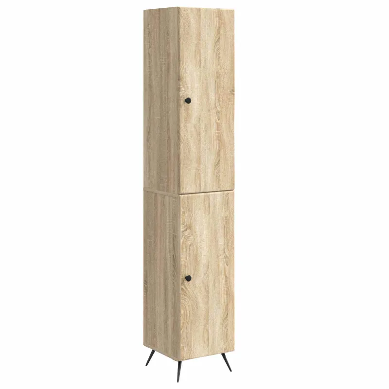 Spintelė 2 pcs Sonoma ąžuolas Apdirbta mediena