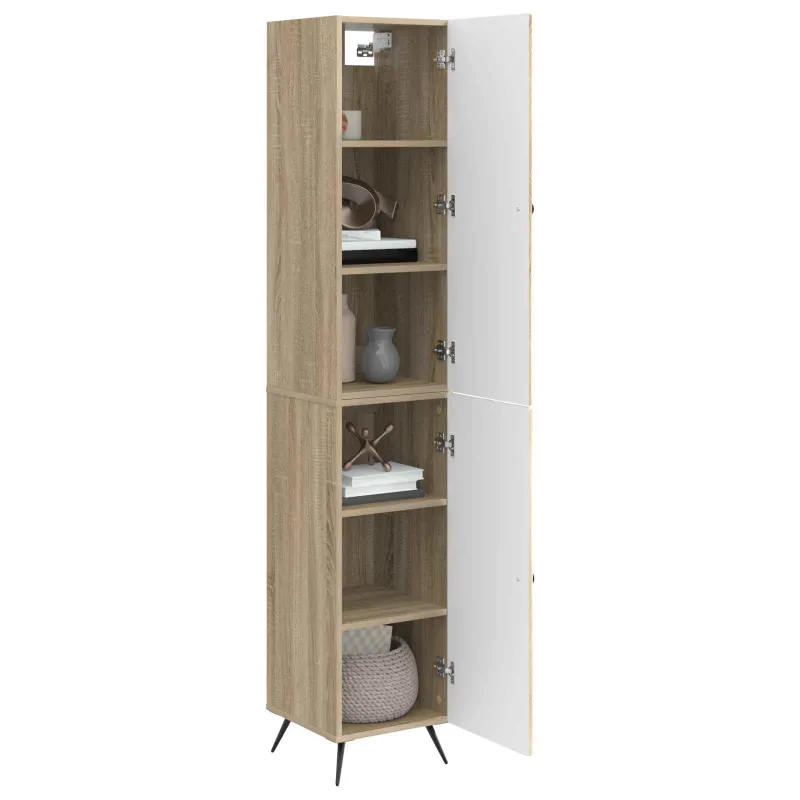Spintelė 2 pcs Sonoma ąžuolas Apdirbta mediena