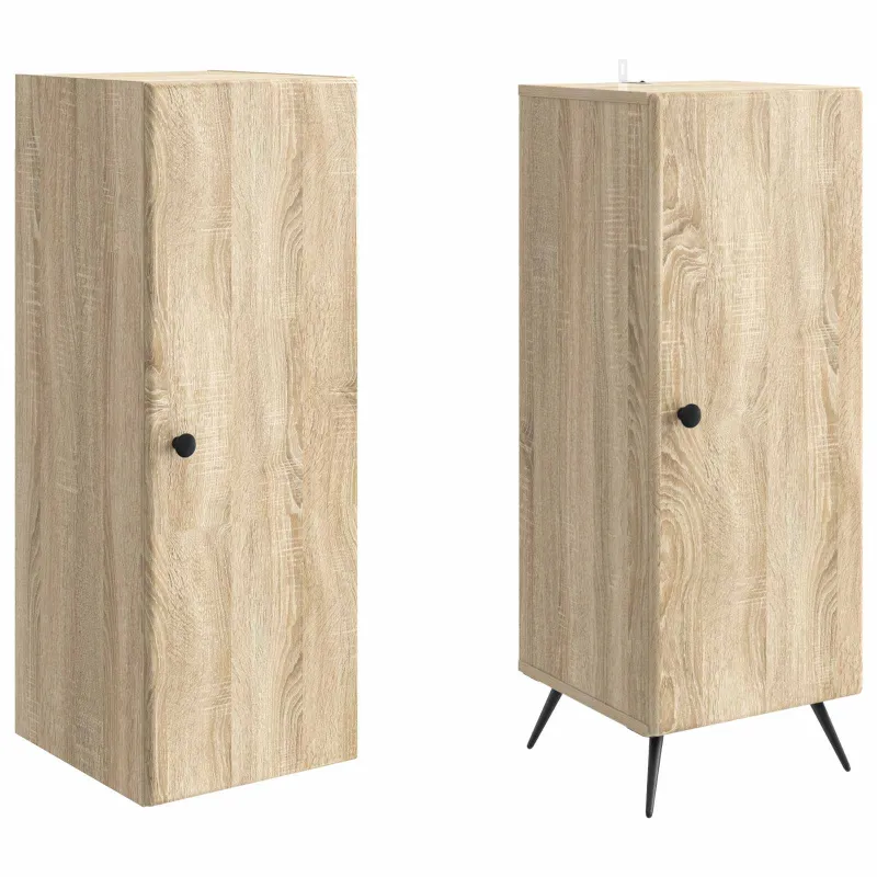 Spintelė 2 pcs Sonoma ąžuolas Apdirbta mediena