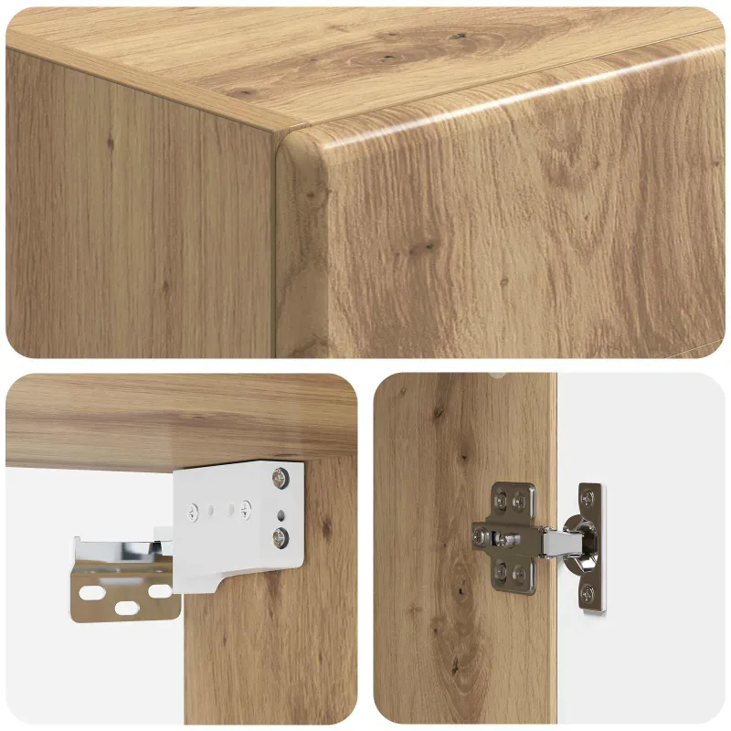 Spintelė 2 pcs Apdirbta mediena