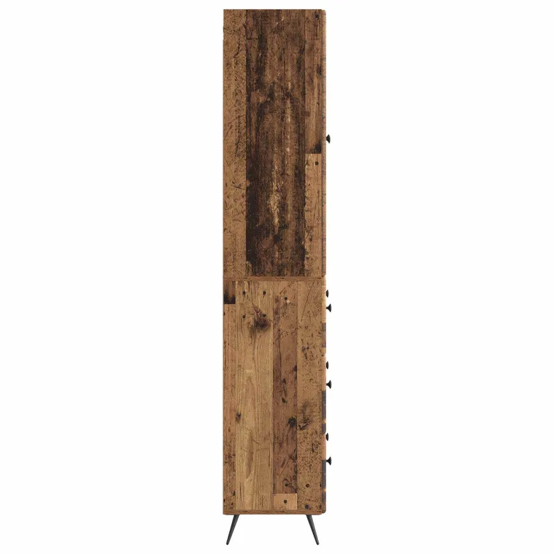 Spintelė 2 pcs Sendintos medienos 66 x 34,5 x 90 cm