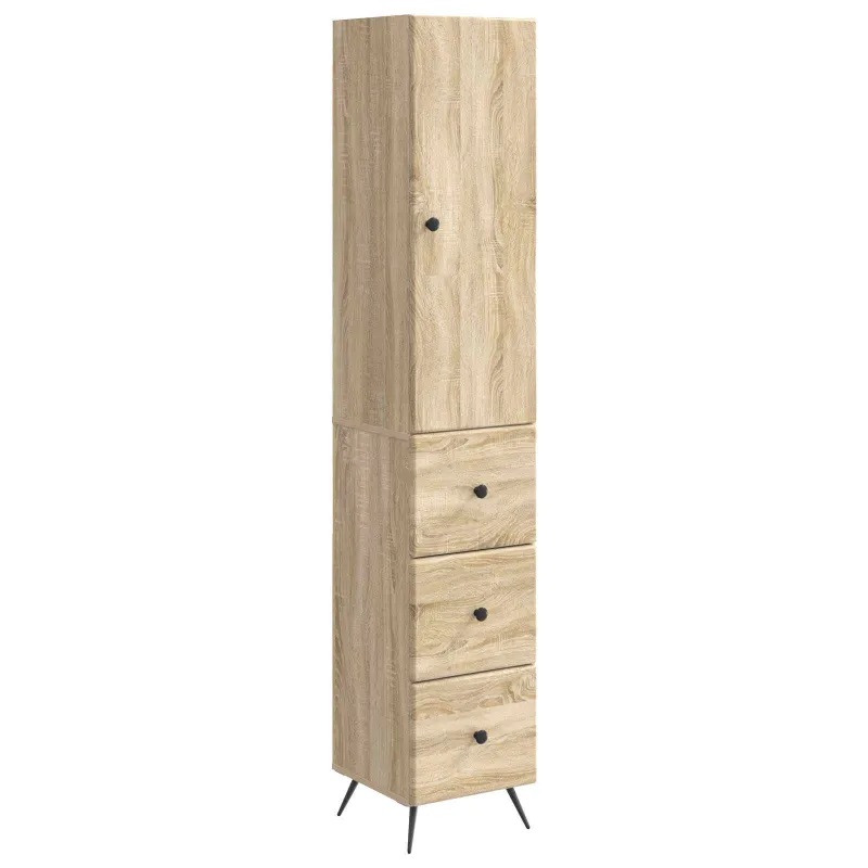 Spintelė 2 pcs Sonoma ąžuolas 34,5 x 34,5 x 90 cm