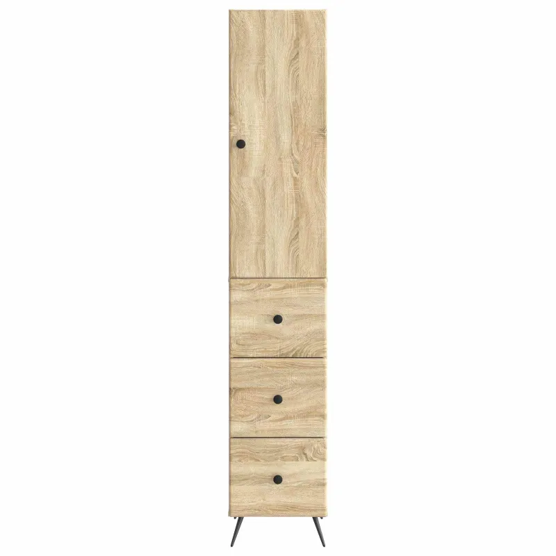 Spintelė 2 pcs Sonoma ąžuolas 34,5 x 34,5 x 90 cm