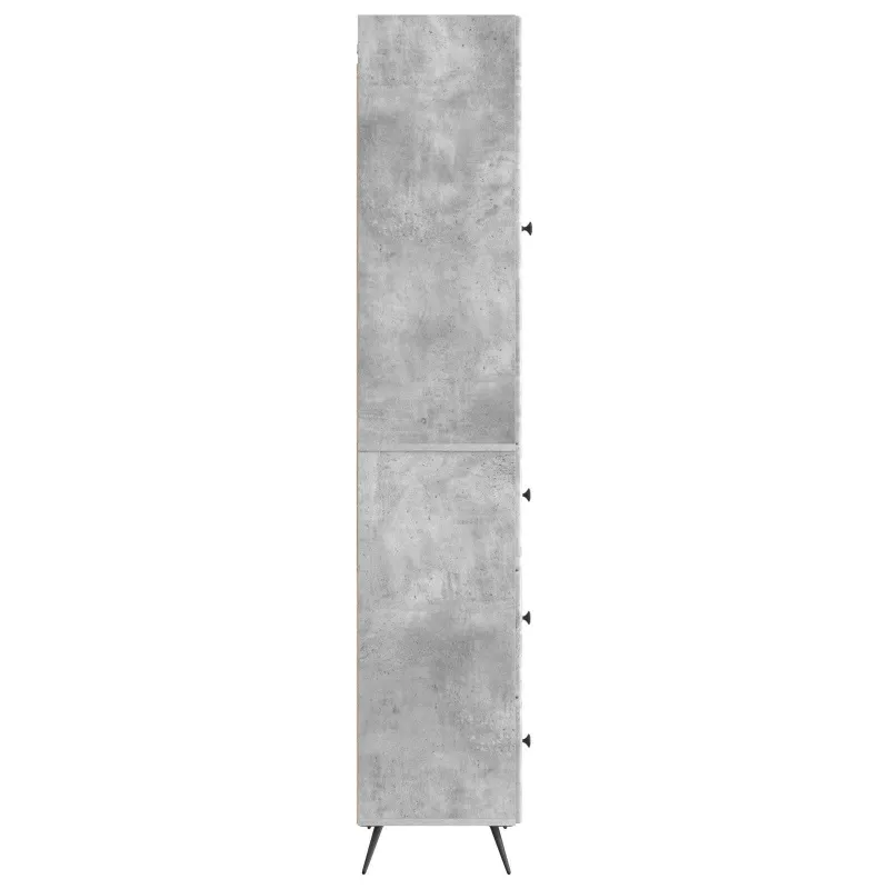 Spintelė 2 pcs Betono pilka 34,5 x 34,5 x 90 cm