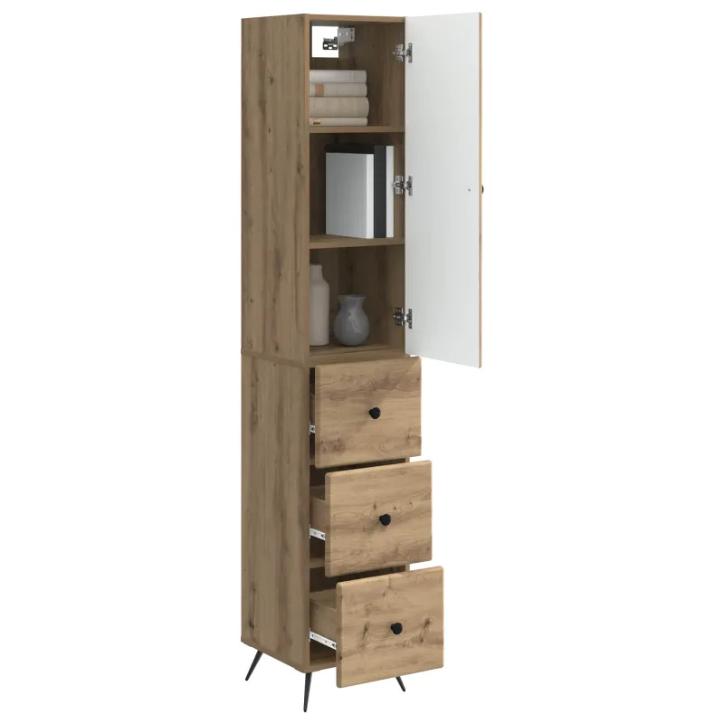 Spintelė 2 pcs Artisano ąžuolo 34,5 x 34,5 x 90 cm