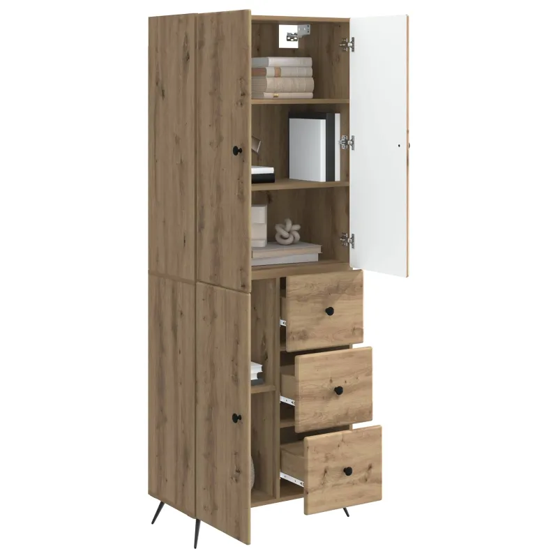 Spintelė 2 pcs Artisano ąžuolo Apdirbta mediena