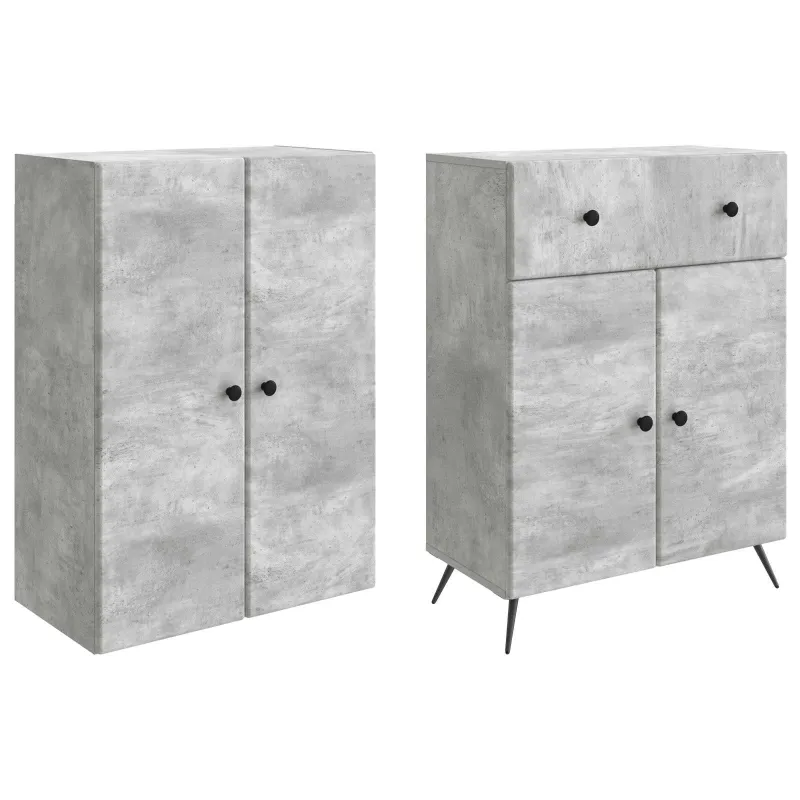 2 pcs Betono pilka