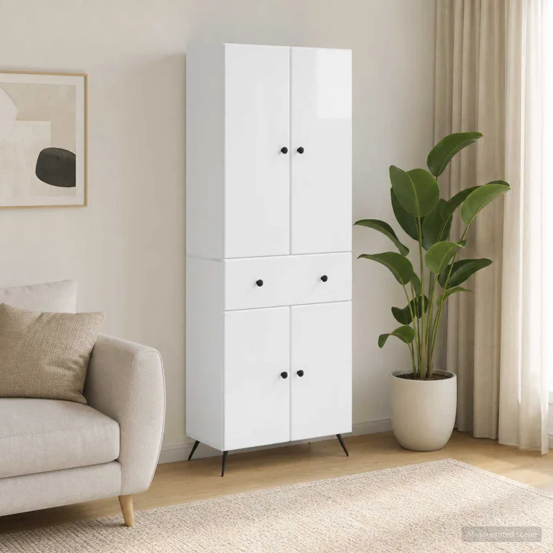 2 pcs Itin blizgi balta