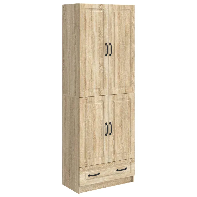 Spintelė 2 pcs Sonoma ąžuolas Apdirbta mediena