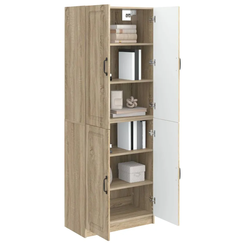 Spintelė 2 pcs Sonoma ąžuolas Apdirbta mediena