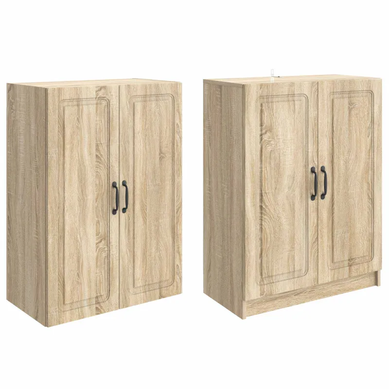 Spintelė 2 pcs Sonoma ąžuolas Apdirbta mediena