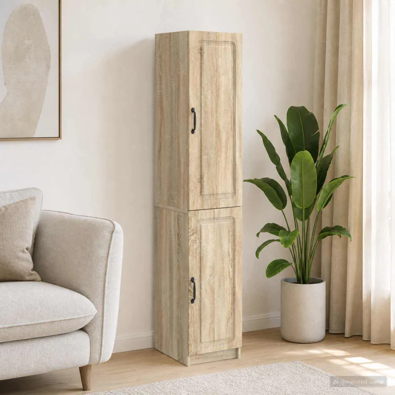 Spintelė 2 pcs Sonoma ąžuolas Apdirbta mediena