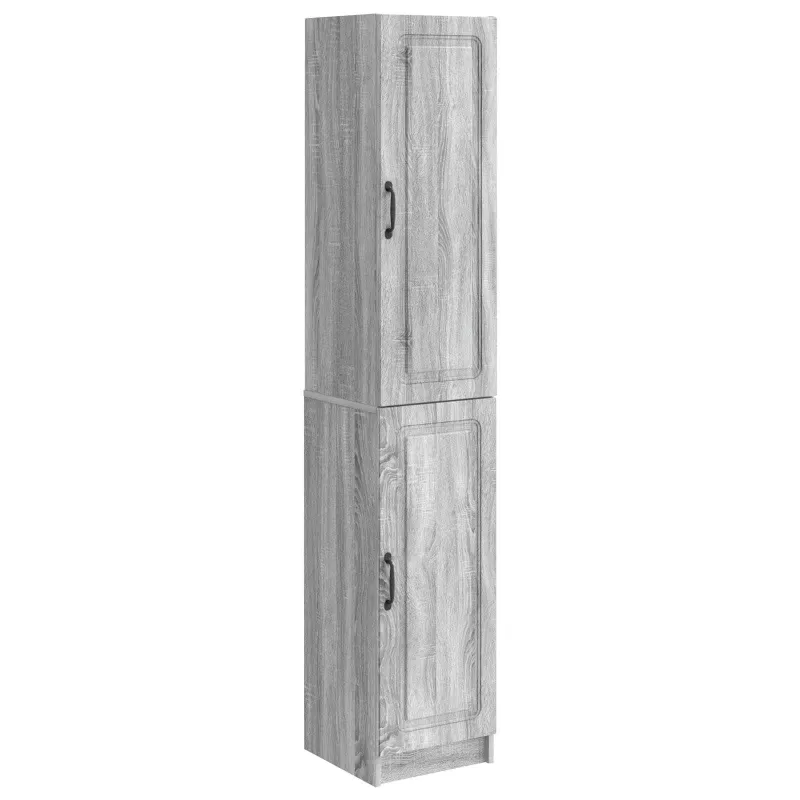 Spintelė 2 pcs Pilka Sonoma Apdirbta mediena