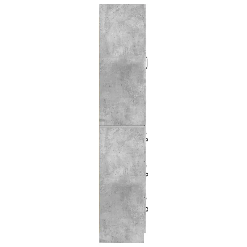 Spintelė 2 pcs Betono pilka 66 x 34,5 x 87 cm Apdirbta mediena