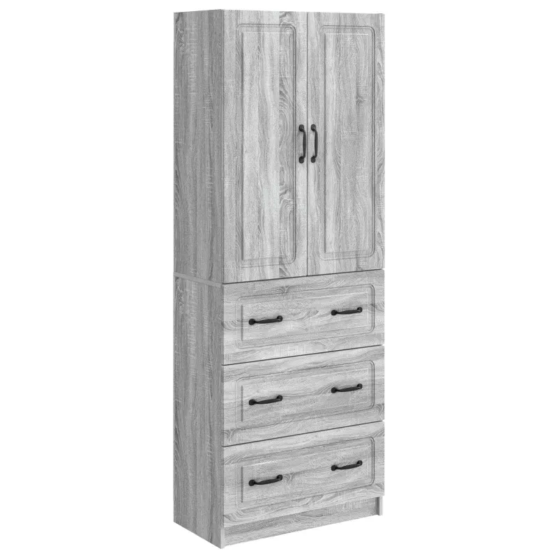 Spintelė 2 pcs Pilka Sonoma 66 x 34,5 x 87 cm Apdirbta mediena