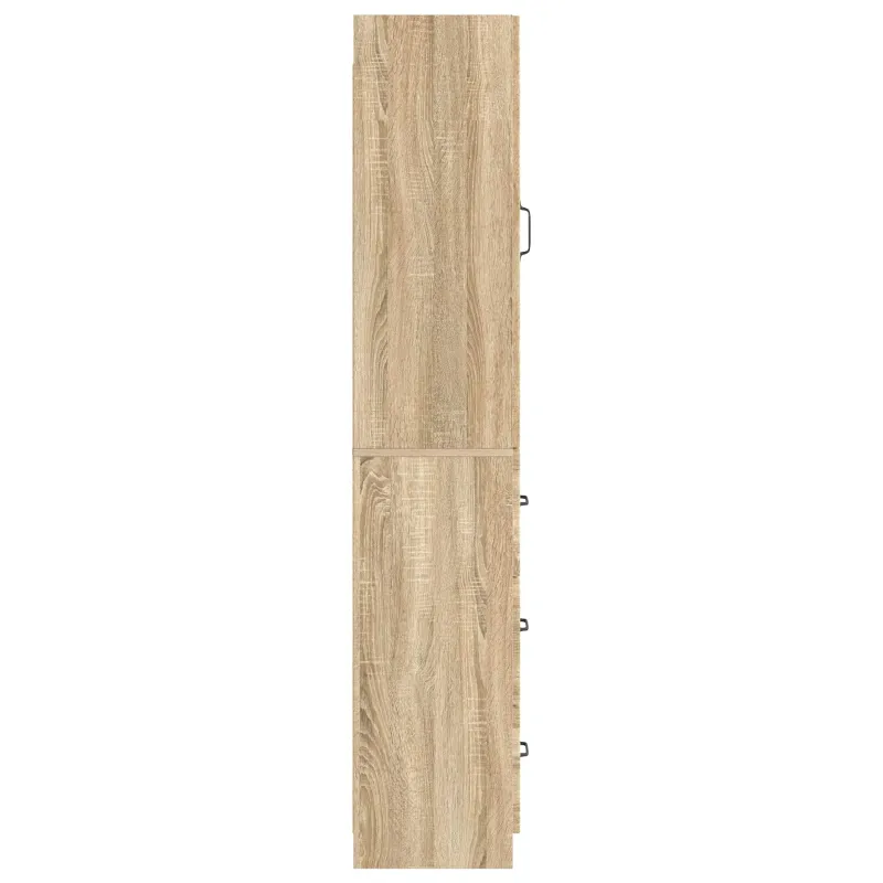 Spintelė 2 pcs Sonoma ąžuolas 33 x 34,5 x 87 cm