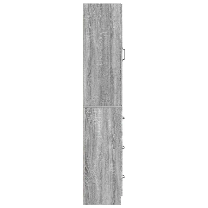 Spintelė 2 pcs Pilka Sonoma 33 x 34,5 x 87 cm Apdirbta mediena