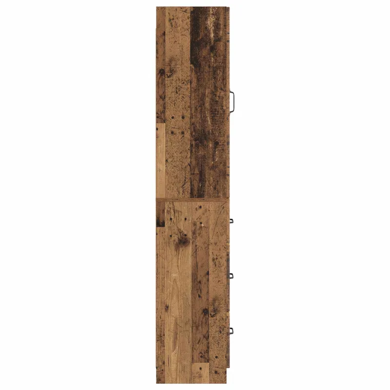 Spintelė 2 pcs Sendintos medienos 33 x 34,5 x 87 cm