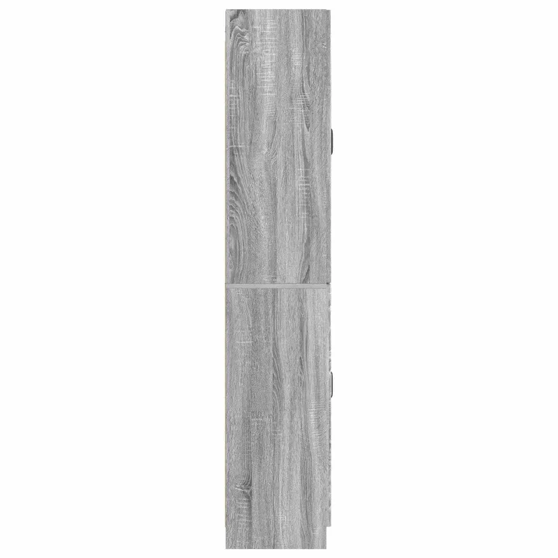 Spintelė 2 pcs Pilka Sonoma Apdirbta mediena