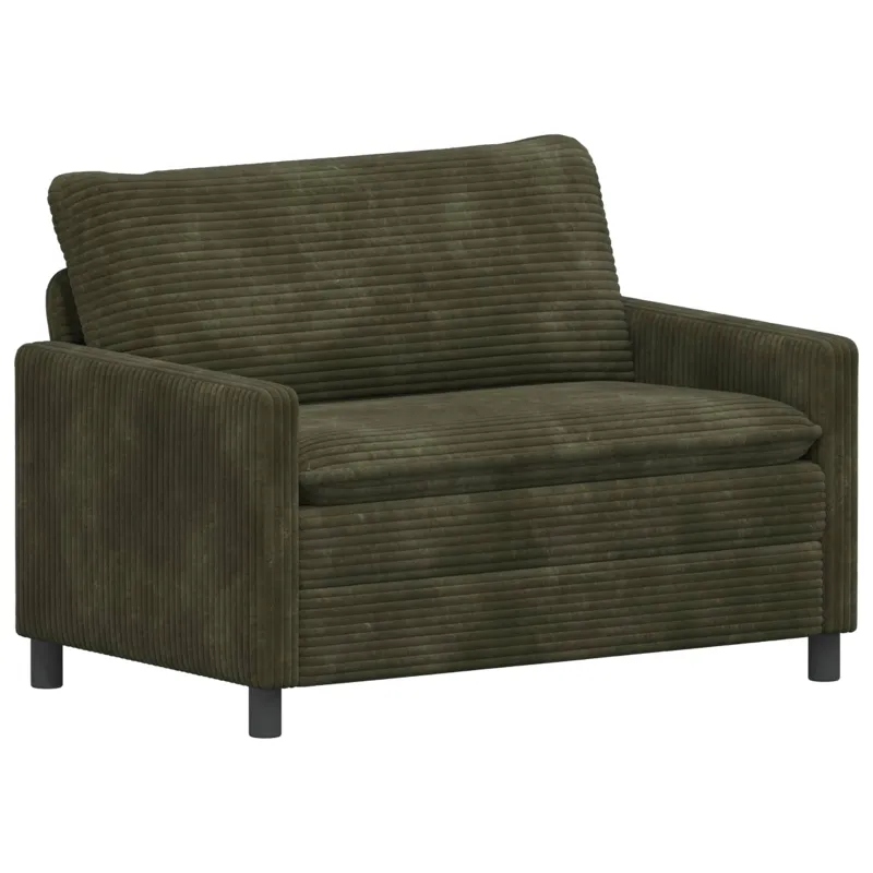 Sofos komplektas 2 pcs Žalia Poliesteris