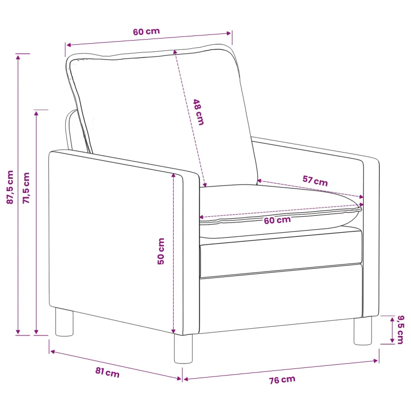 Sofos komplektas 2 pcs Taupe Poliesteris