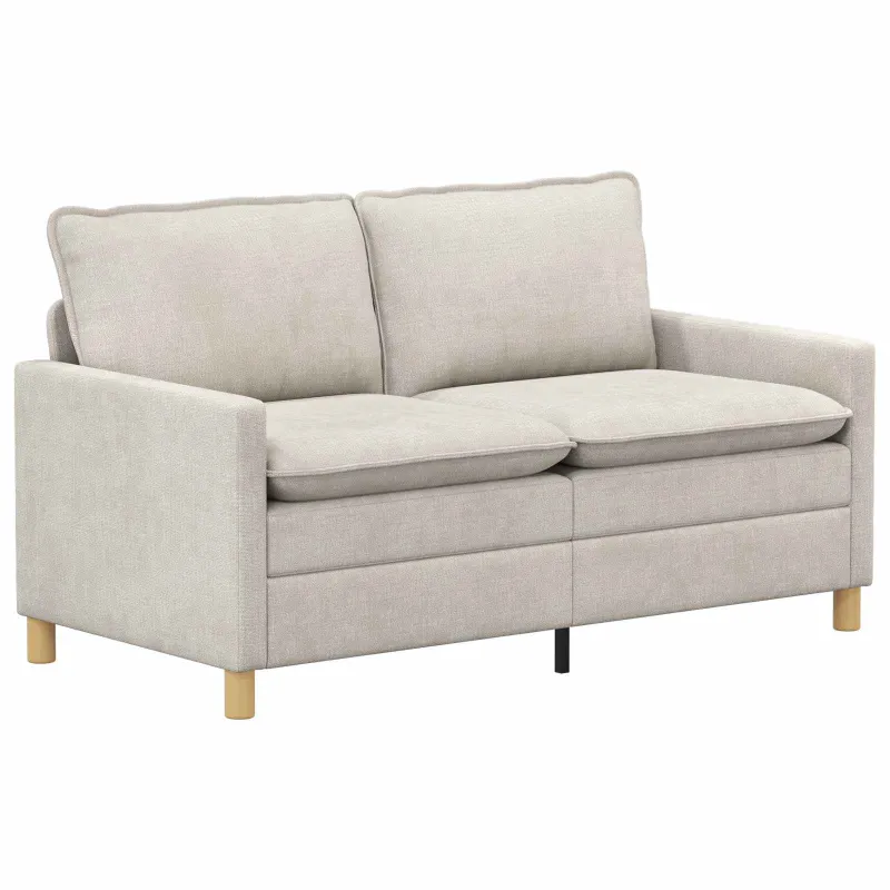 Sofos komplektas 2 pcs Kreminė Poliesteris