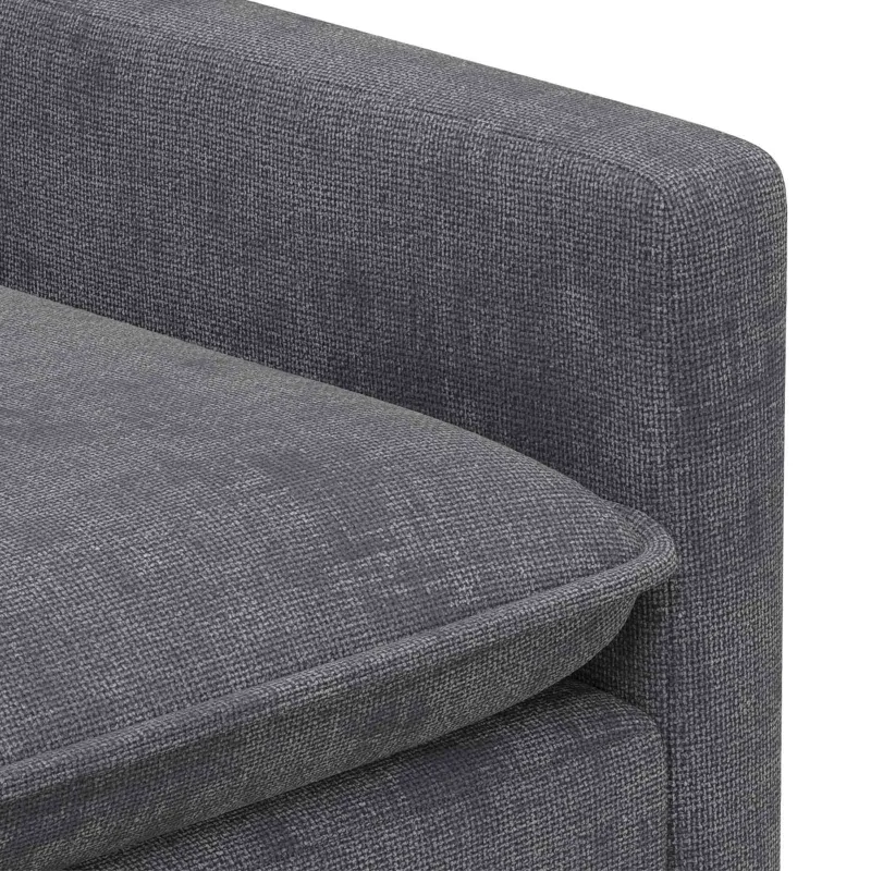 Sofos komplektas 2 pcs Tamsiai pilka Poliesteris