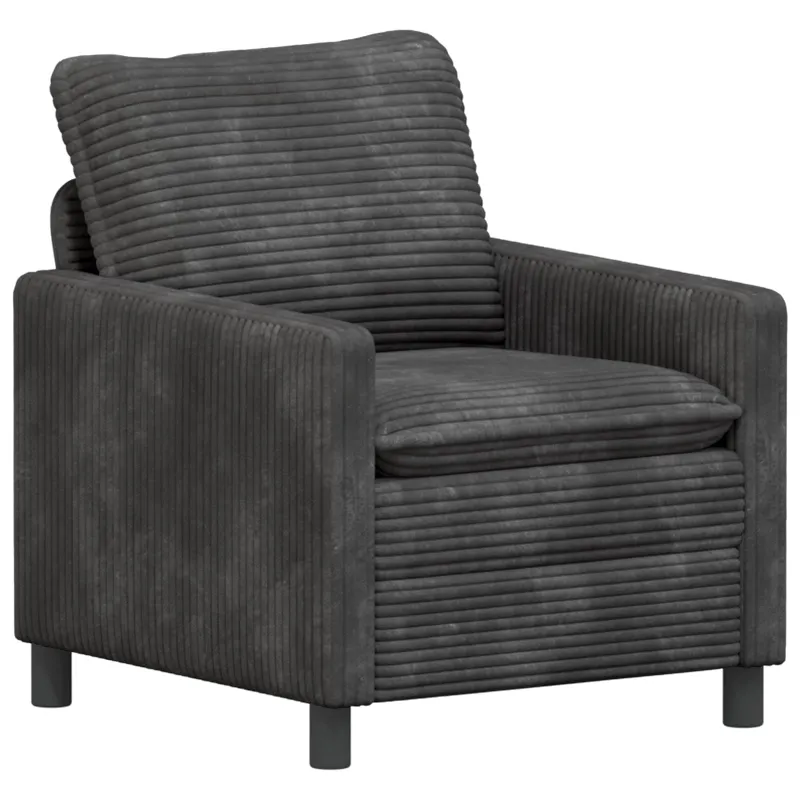 Sofos komplektas 2 pcs Tamsiai pilka Poliesteris