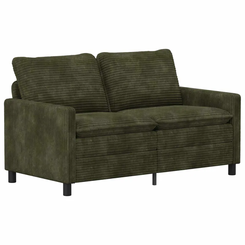Sofos komplektas 2 pcs Žalia Poliesteris