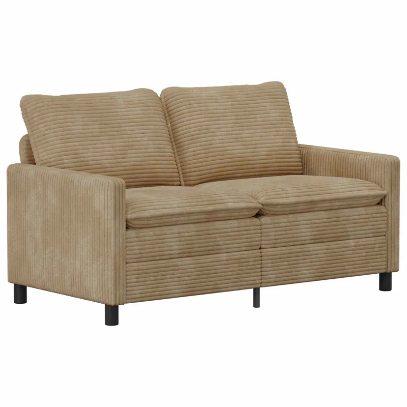 Sofos komplektas 2 pcs Taupe Poliesteris