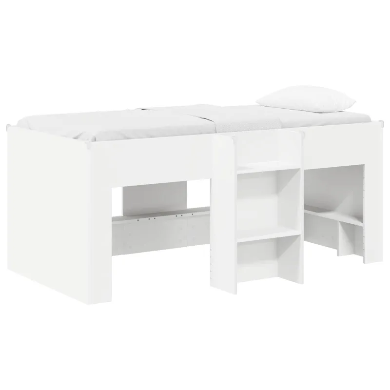 Vaikų Aukštas Lova 2 pcs Balta 163 x 101,1 x 68,5 cm