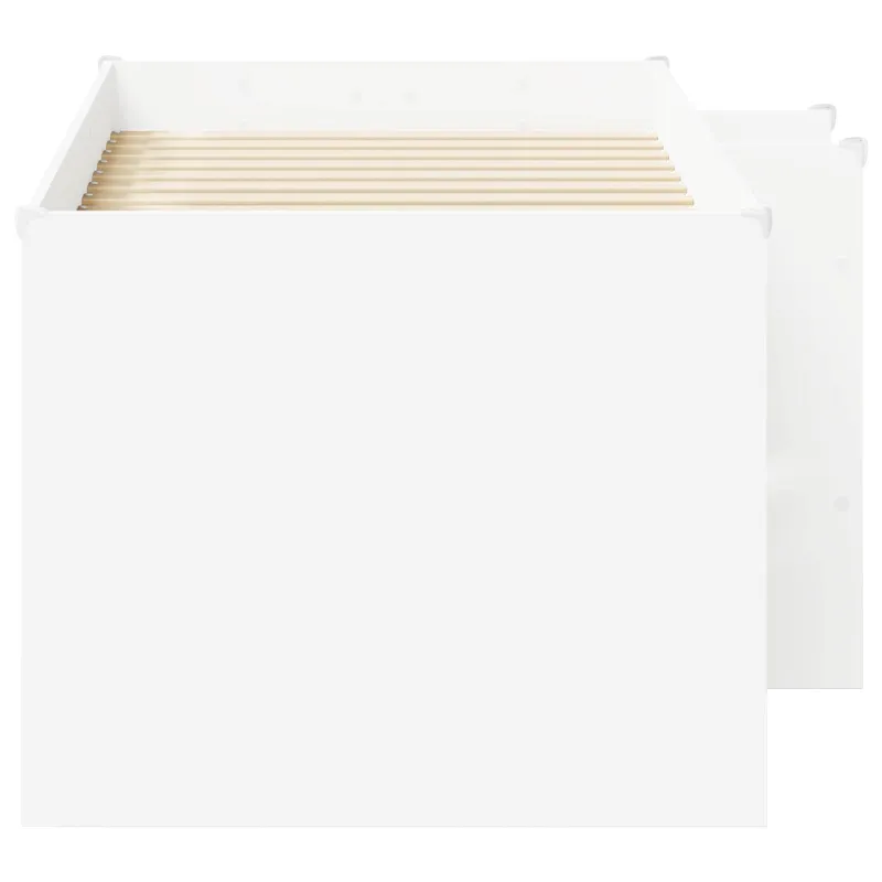 Vaikų Aukštas Lova 2 pcs Balta 163 x 101,1 x 68,5 cm