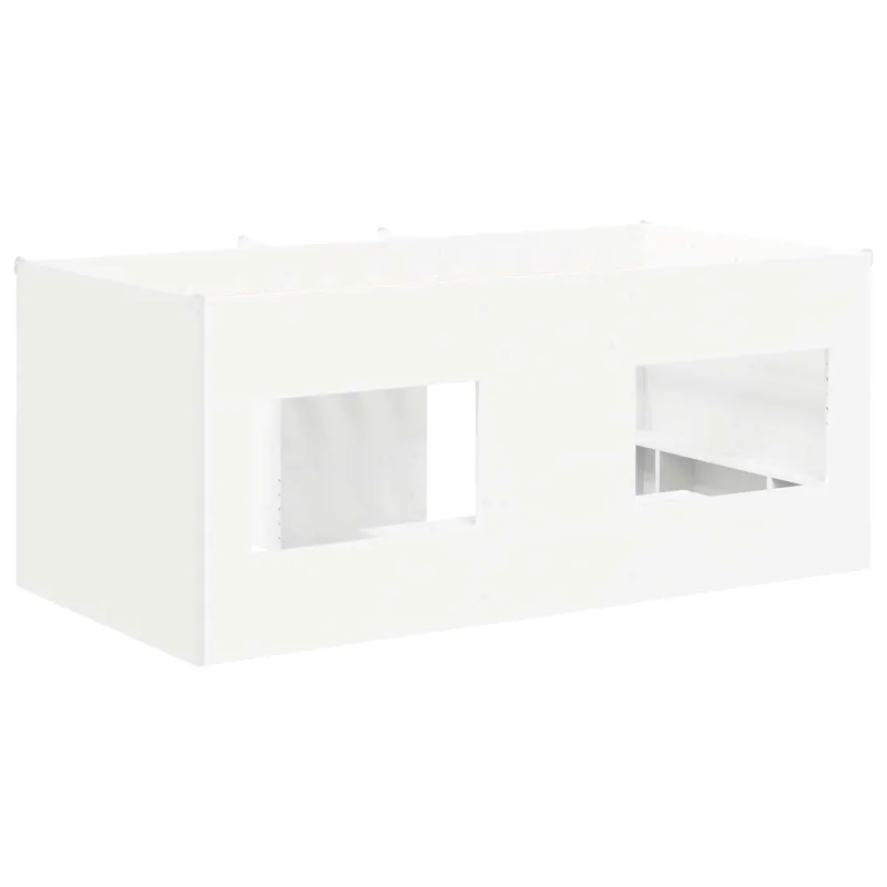 Vaikų Aukštas Lova 2 pcs Balta 163 x 101,1 x 68,5 cm