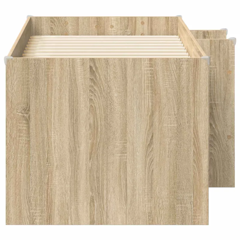 Vaikų Aukštas Lova 2 pcs Sonoma ąžuolo 163 x 101,1 x 68,5 cm