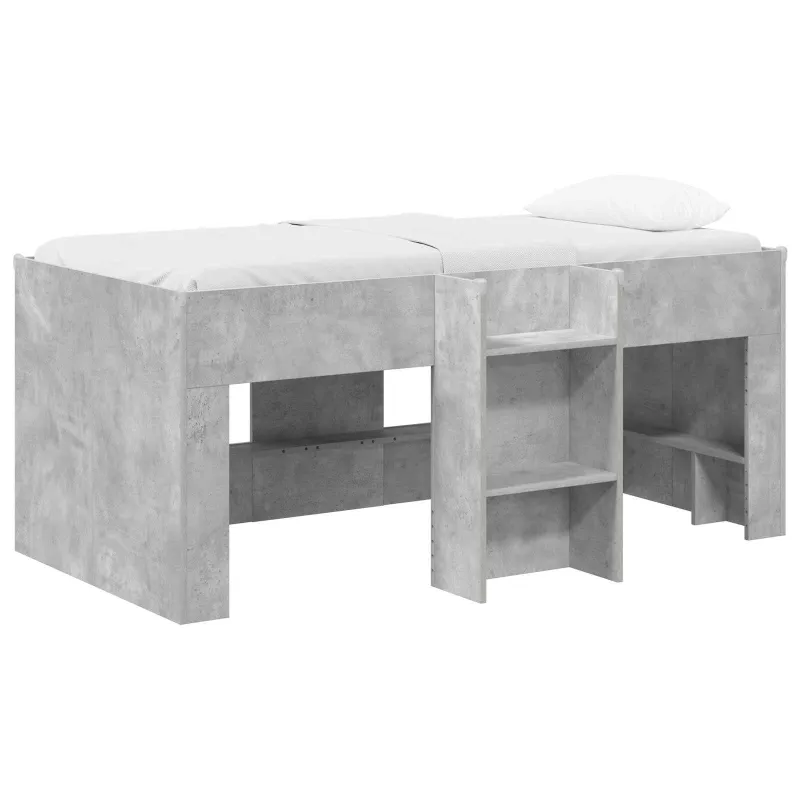 Vaikų Aukštas Lova 2 pcs Betoninė 163 x 101,1 x 68,5 cm
