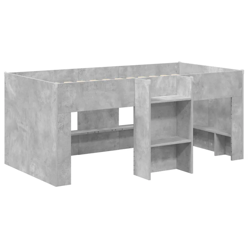 Vaikų Aukštas Lova 2 pcs Betoninė 163 x 101,1 x 68,5 cm