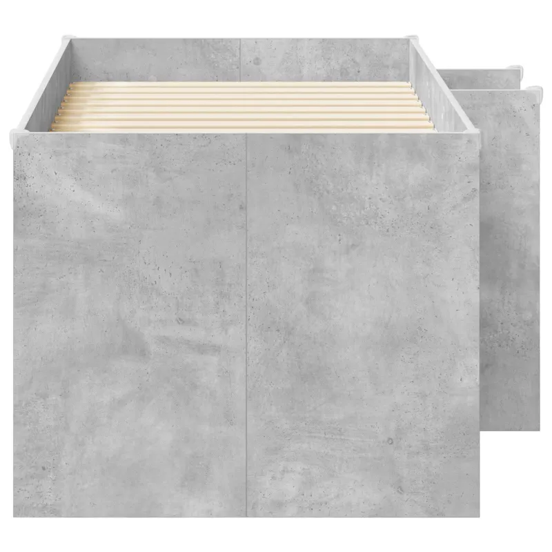 Vaikų Aukštas Lova 2 pcs Betoninė 163 x 101,1 x 68,5 cm