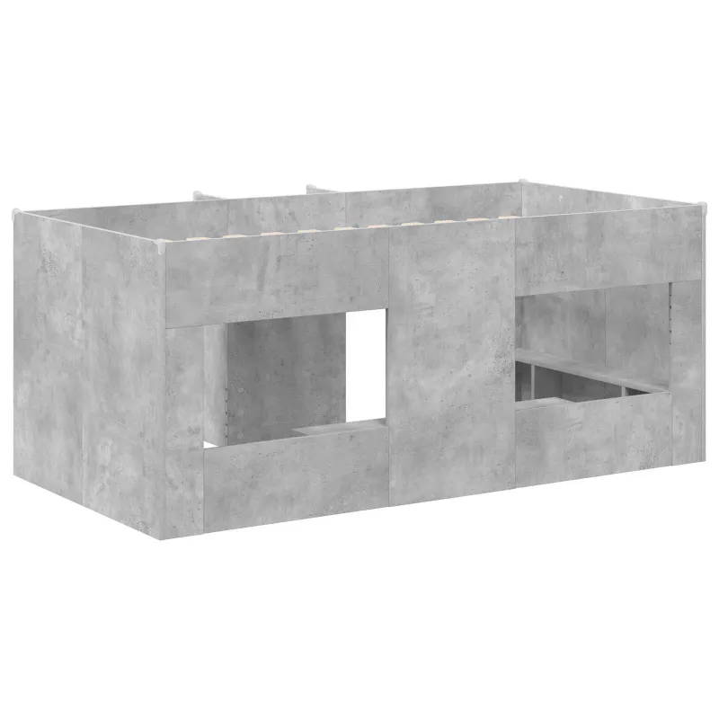 Vaikų Aukštas Lova 2 pcs Betoninė 163 x 101,1 x 68,5 cm