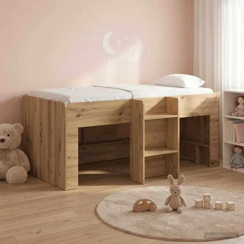 Vaikų Aukštas Lova 2 pcs Artisano ąžuolo 163 x 101,1 x 68,5 cm