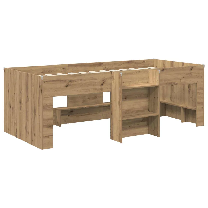 Vaikų Aukštas Lova 2 pcs Artisano ąžuolo 90 x 190 cm