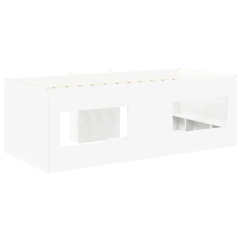 Vaikų Aukštas Lova 2 pcs Balta 193 x 96,1 x 68,5 cm