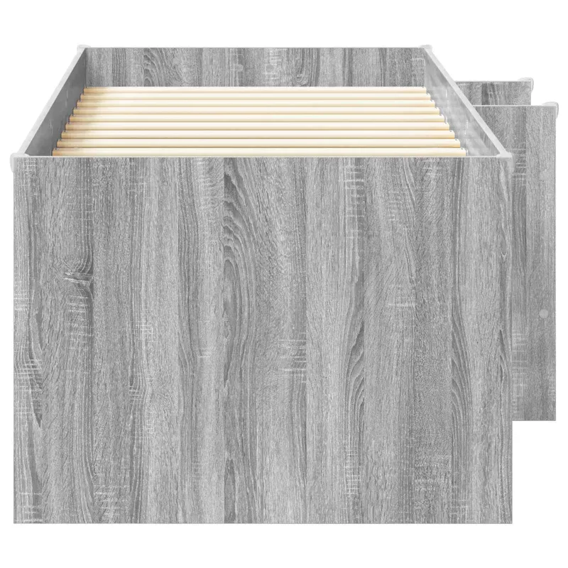 Vaikų Aukštas Lova 2 pcs Pilka Sonoma 193 x 96,1 x 68,5 cm
