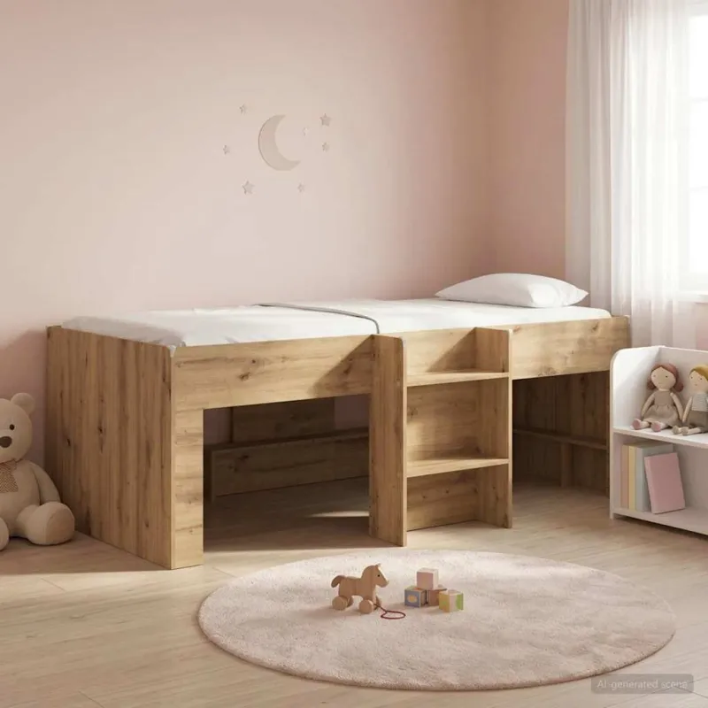 Vaikų Aukštas Lova 2 pcs Artisano ąžuolo 193 x 96,1 x 68,5 cm
