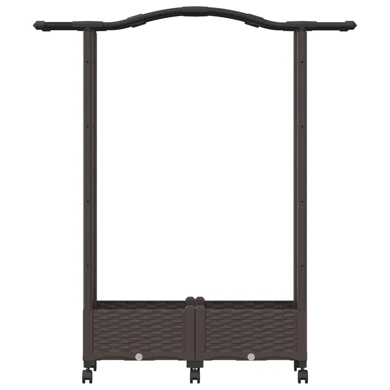 Pakeltas lovas su trelėmis ir stogu Ruda 124 x 40 x 129 cm PP