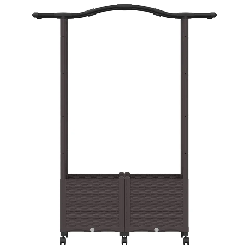Pakeltas lovas su trelėmis ir stogu Ruda 125 x 40 x 144 cm PP