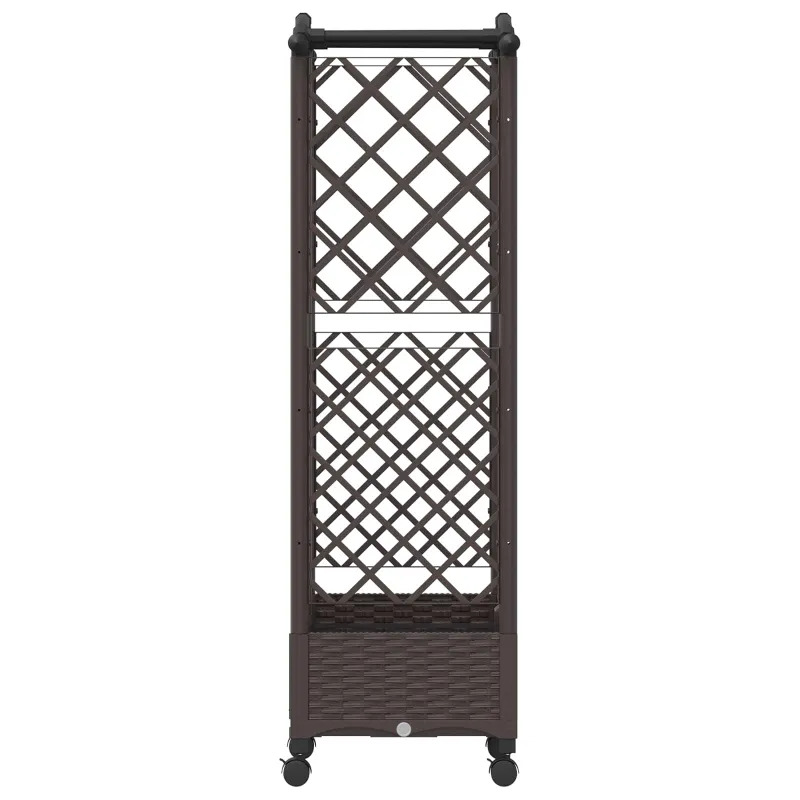 Pakeltas lovas su trelėmis ir stogu Ruda 124 x 40 x 129 cm PP
