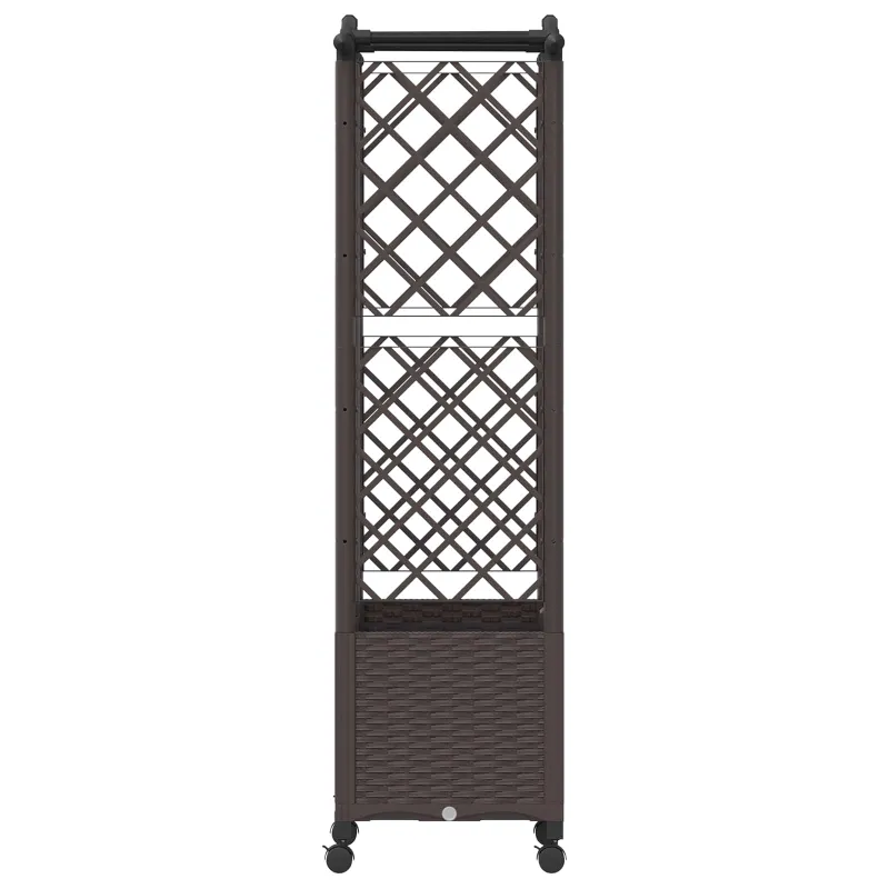 Pakeltas lovas su trelėmis ir stogu Ruda 122 x 40 x 144 cm PP