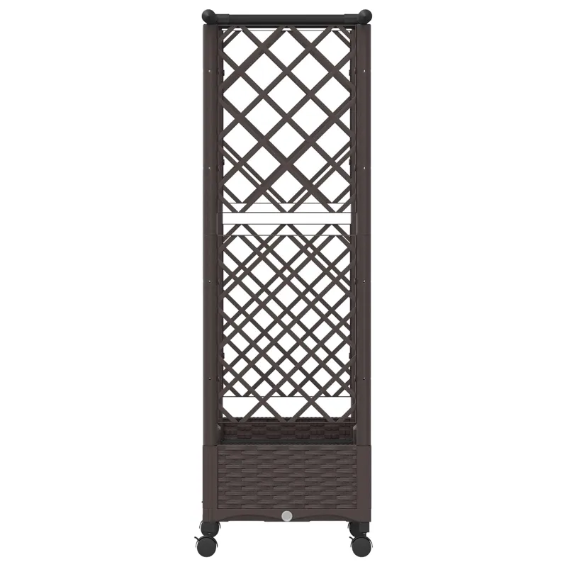 Pakeltas lovas su trelėmis ir stogu Ruda 122,5 x 40 x 127 cm PP