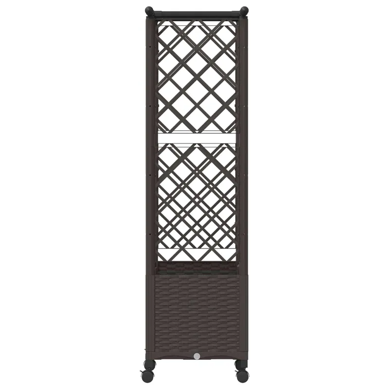 Pakeltas lovas su trelėmis ir stogu Ruda 124,5 x 40 x 142 cm PP