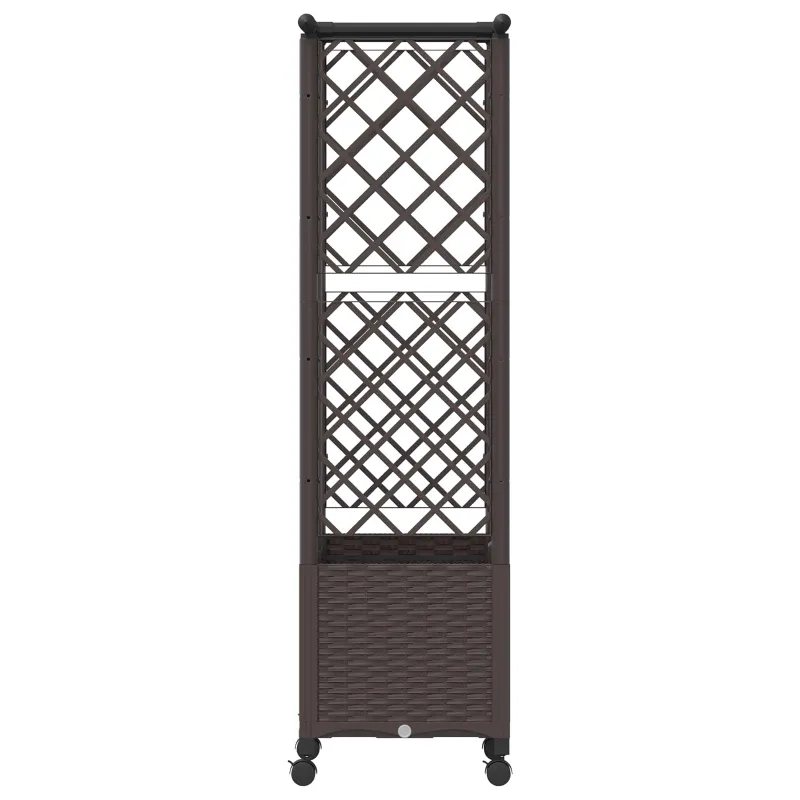 Pakeltas lovas su trelėmis ir stogu Ruda 124 x 40 x 142 cm PP